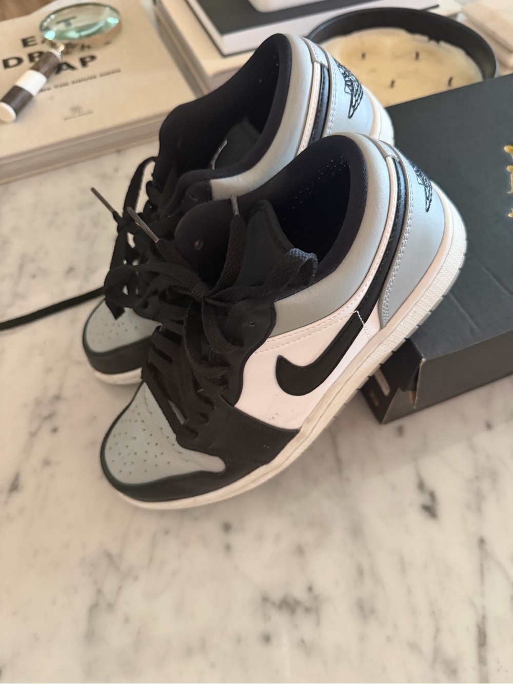 Nike Air Jordan 1 Low - Black White Light Gray
